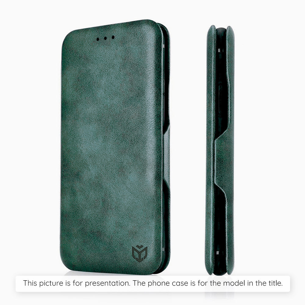 Funda para Samsung Galaxy S25 FE, Techsuit, Safe Wallet Plus, Verde