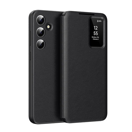 Funda para Samsung Galaxy S25 FE, Techsuit, SmartView, Negra