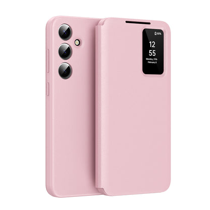 Funda para Samsung Galaxy S25 FE, Techsuit, SmartView, Rosa