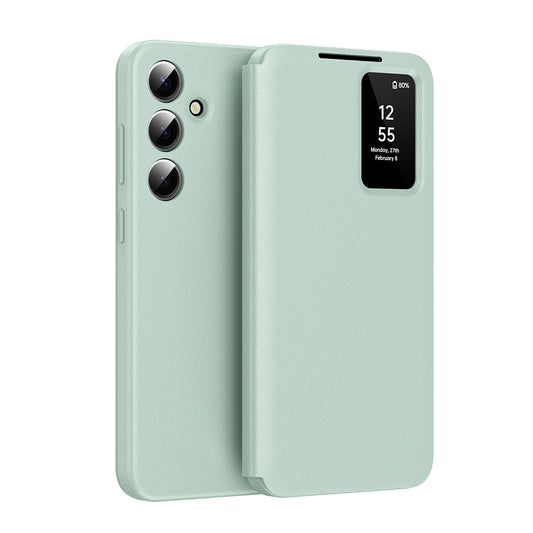 Funda para Samsung Galaxy S25 FE, Techsuit, SmartView, Verde