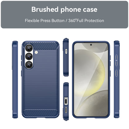 Case for Samsung Galaxy S25+ S936, Techsuit, Carbon, Blue