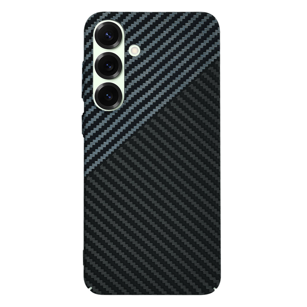 Funda para Samsung Galaxy S25+ S936, Techsuit, Carbonite FiberShell, Negra Gris