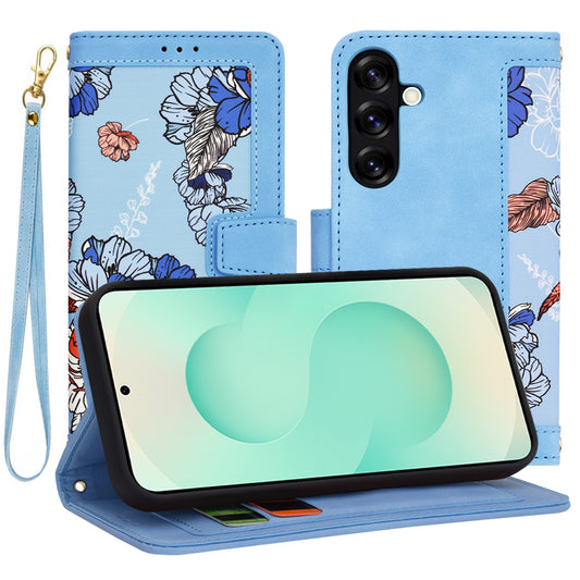 Funda para Samsung Galaxy S25+ S936, Techsuit, FlipCraft, Azul