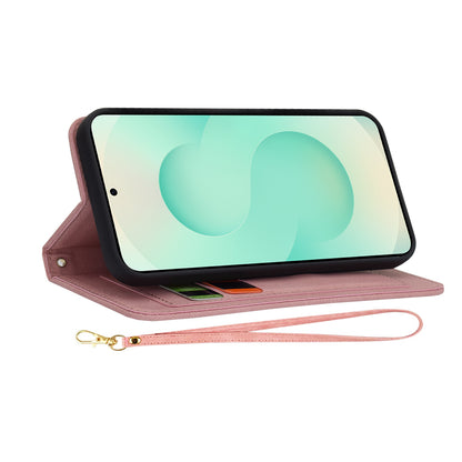 Funda para Samsung Galaxy S25+ S936, Techsuit, FlipCraft, Rosa