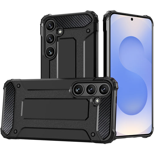 Funda para Samsung Galaxy S25+ S936, Techsuit, Hybrid Armor, Negra