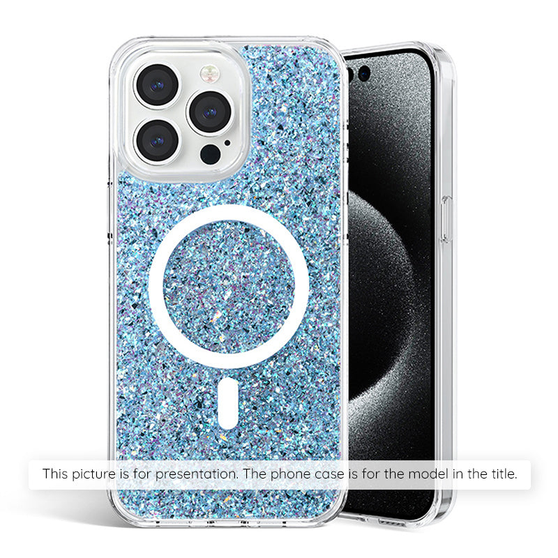 Funda para Samsung Galaxy S25+ S936, Techsuit, Brillo Brillante, Azul