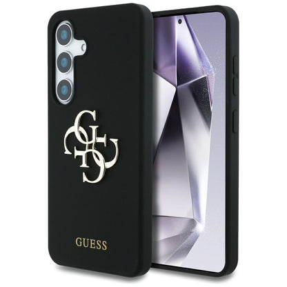 Funda para Samsung Galaxy S25 S931, Guess, 4G Big, Negra