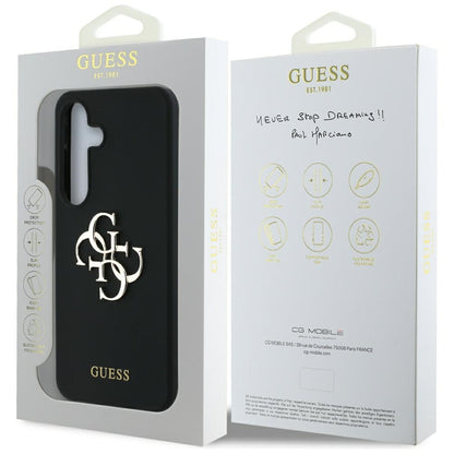 Funda para Samsung Galaxy S25 S931, Guess, 4G Big, Negra