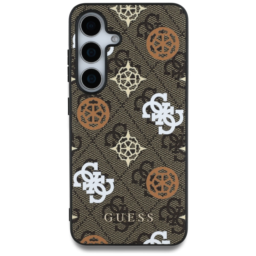 Funda para Samsung Galaxy S25 S931, Guess, 4G Peony, Marrón.