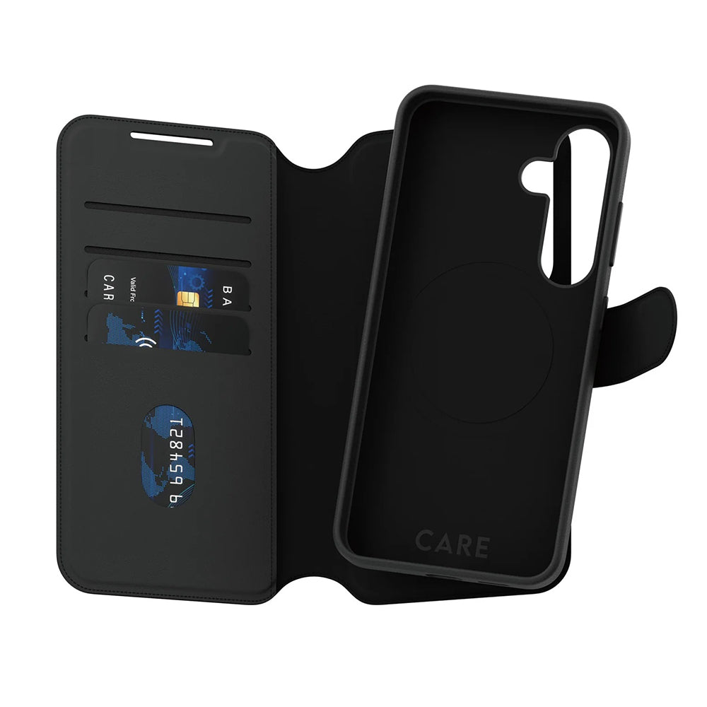 Funda para Samsung Galaxy S25 S931, PanzerGlass, Care Feature Tango Two-in-One, Negra