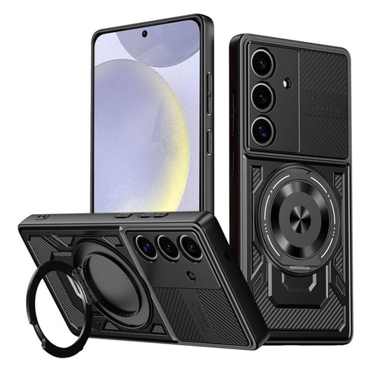 Funda para Samsung Galaxy S25 S931 / S24 S921, Techsuit, RuggedCam, Negra