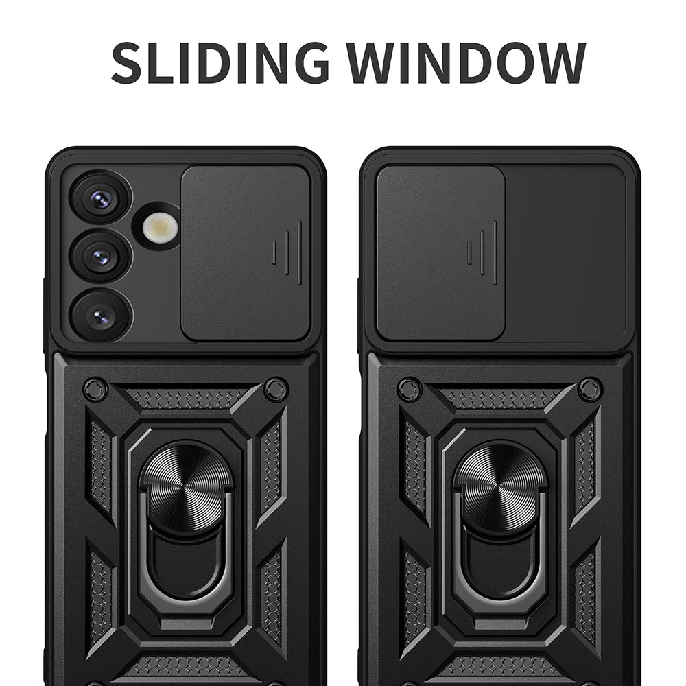 Funda para Samsung Galaxy S25 S931, Techsuit, CamShield, Negra