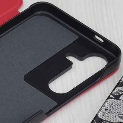 Funda para Samsung Galaxy S25 S931, Techsuit, eFold, Roja