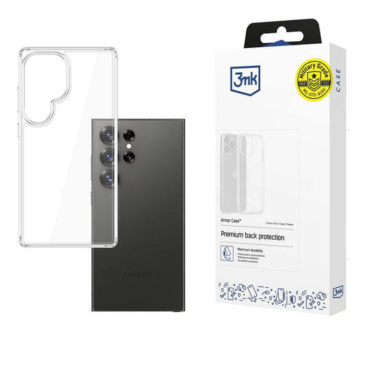 Funda para Samsung Galaxy S25 Ultra S938, 3MK, Armor, Transparente
