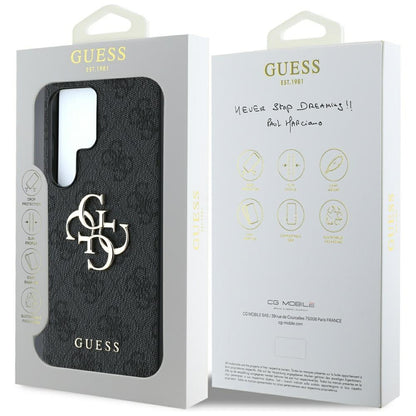 Funda para Samsung Galaxy S25 Ultra S938, Guess, 4G Big Logo, Negra