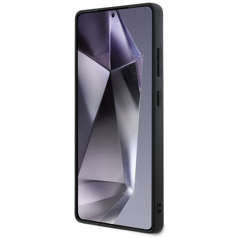 Funda para Samsung Galaxy S25 Ultra S938, Guess, Grained Hot Stamp 4G Triangle, Negra