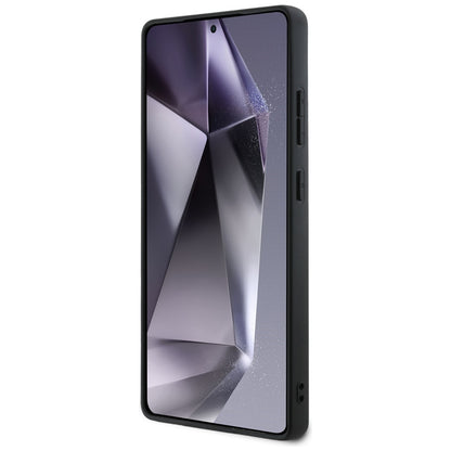 Funda para Samsung Galaxy S25 Ultra S938, Guess, Grained Hot Stamp 4G Triangle, Negra