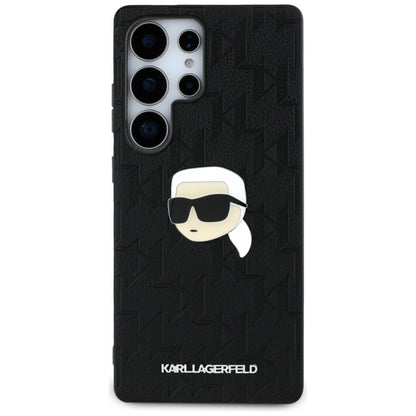 Funda para Samsung Galaxy S25 Ultra S938, Karl Lagerfeld, Monogram Karl's Head, Negra