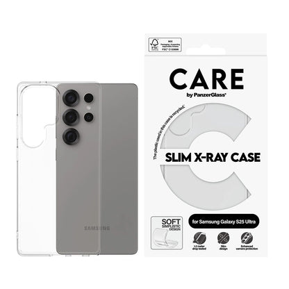 Funda para Samsung Galaxy S25 Ultra S938, PanzerGlass, Care Fashionable, Transparente