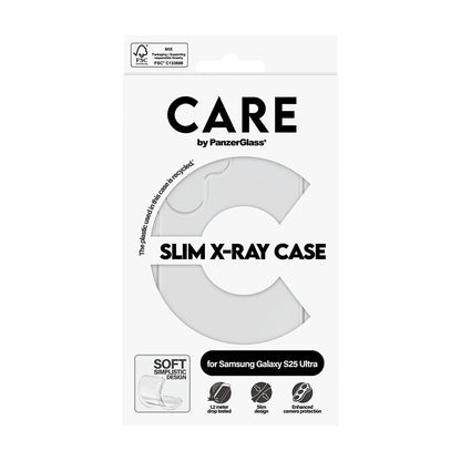 Funda para Samsung Galaxy S25 Ultra S938, PanzerGlass, Care Fashionable, Transparente