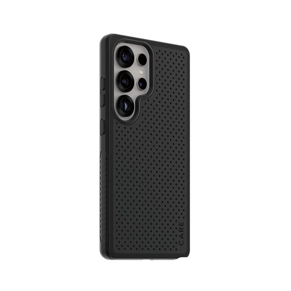 Funda para Samsung Galaxy S25 Ultra S938, PanzerGlass, Care Feature Heat Beat, Negra