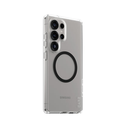 Funda para Samsung Galaxy S25 Ultra S938, PanzerGlass, Care Urban Combat, Transparente Negra