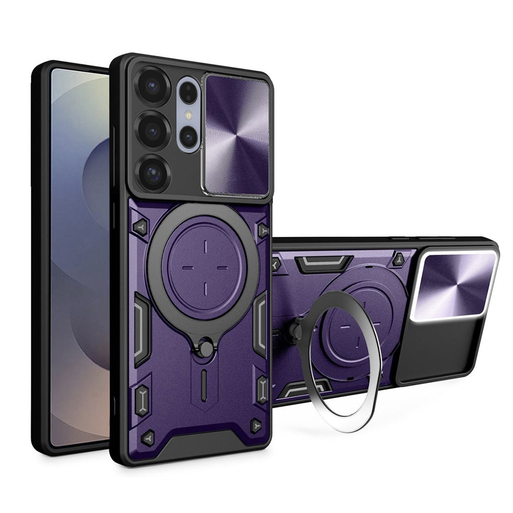 Funda para Samsung Galaxy S25 Ultra S938, Techsuit, CamGuard Pro, Morado