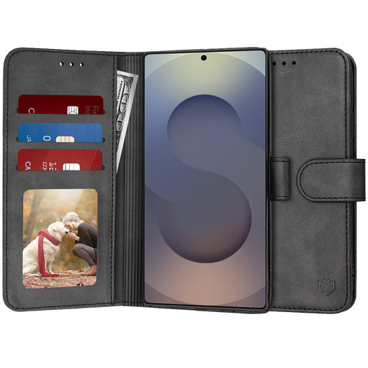 Funda para Samsung Galaxy S25 Ultra S938, Techsuit, Diary Book, Negra