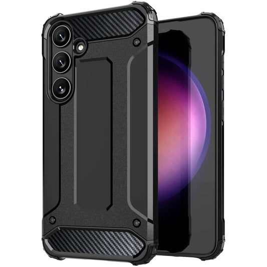 Case for Samsung Galaxy S25 Ultra S938, Techsuit, Hybrid Armor, Black