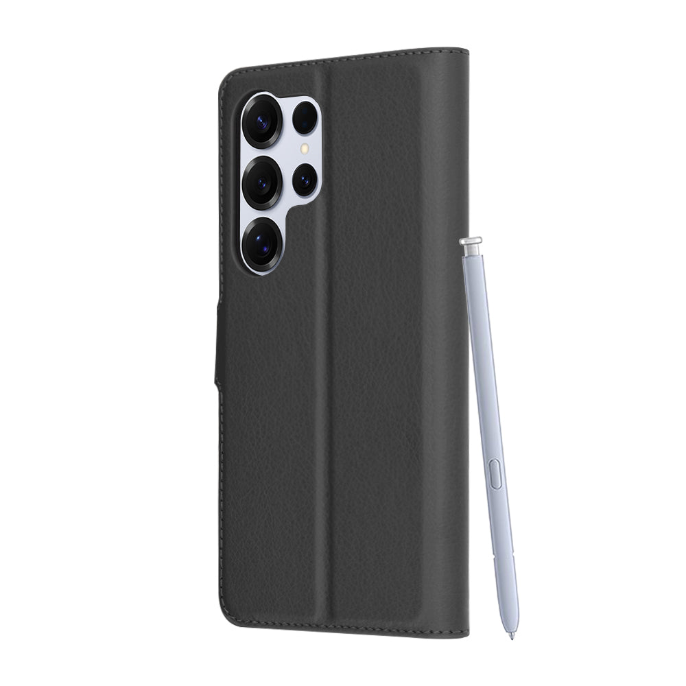 Funda para Samsung Galaxy S25 Ultra S938, Techsuit, Leather Folio, Negra