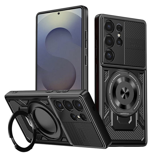 Funda para Samsung Galaxy S25 Ultra S938, Techsuit, RuggedCam, Negra