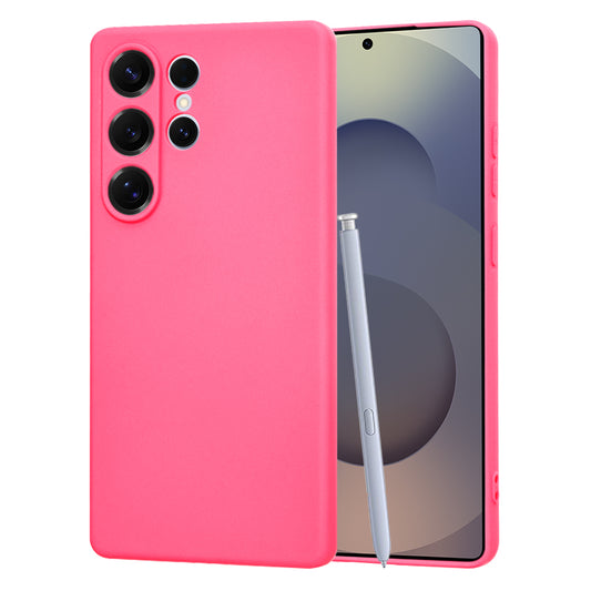 Funda para Samsung Galaxy S25 Ultra S938, Techsuit, SoftFlex, Rosa Oscuro