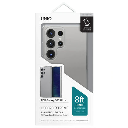 Funda para Samsung Galaxy S25 Ultra S938, UNIQ, LifePro Xtreme, Transparente