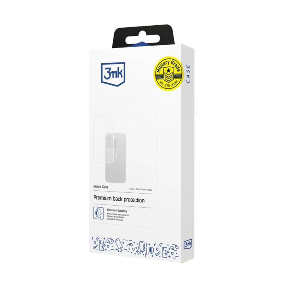 Funda para Samsung Galaxy S26, 3MK, Armor, Transparente