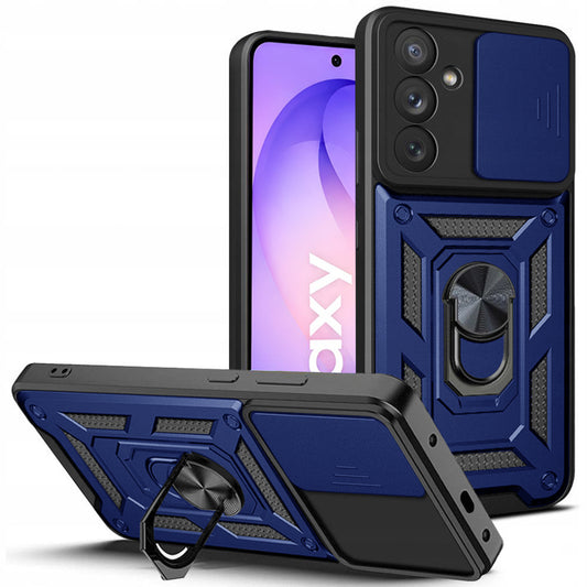 Funda para Samsung Galaxy S26 FE / S25 FE, Techsuit, CamShield, Azul