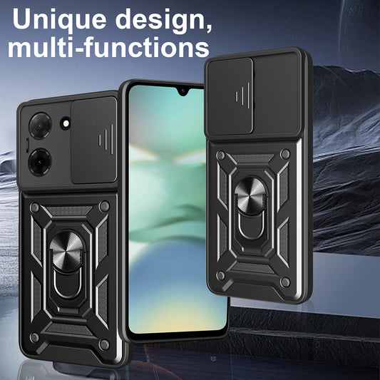 Funda para Samsung Galaxy S26 FE / S25 FE, Techsuit, CamShield, Negra