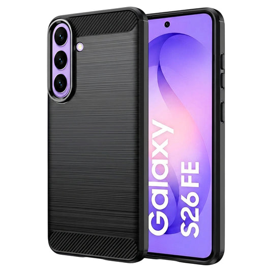 Funda para Samsung Galaxy S26 FE / S25 FE, Techsuit, Carbono, Negra