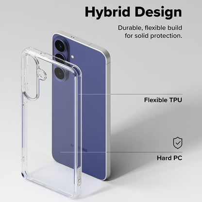 Funda para Samsung Galaxy S26 FE S741, Ringke, Fusion, Transparente