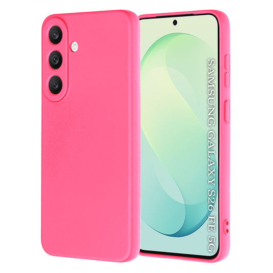 Funda para Samsung Galaxy S26 FE S741 / S25 FE, Techsuit, SoftFlex, rosa oscuro