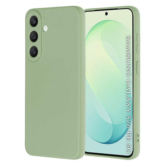 Funda para Samsung Galaxy S26 FE S741 / S25 FE, Techsuit, SoftFlex, Verde claro