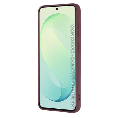 Funda para Samsung Galaxy S26 FE S741 / S25 FE, Techsuit, SoftFlex, color burdeos