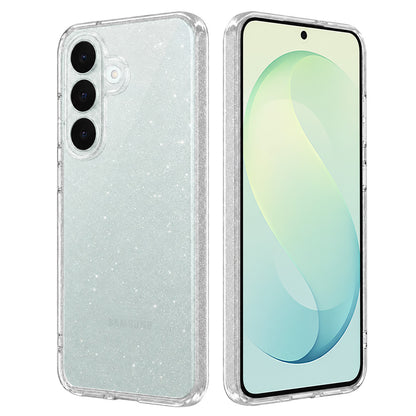 Funda para Samsung Galaxy S26 FE S741 / S25 FE, Techsuit, SparkleSkin, transparente