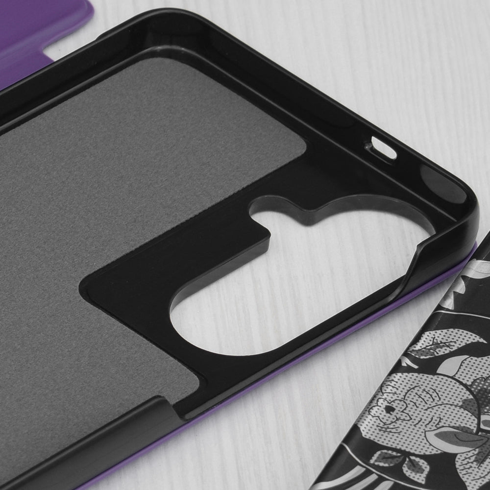 Funda para Samsung Galaxy S26 FE S741, Techsuit, eFold, morada