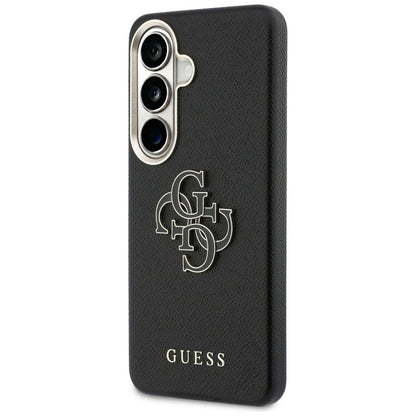 Funda para Samsung Galaxy S26 Plus S947, Guess, 4G Grained Big and Classic Logo, Negra