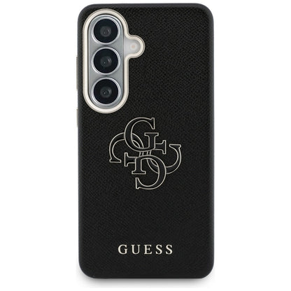 Funda para Samsung Galaxy S26 Plus S947, Guess, 4G Grained Big and Classic Logo, Negra