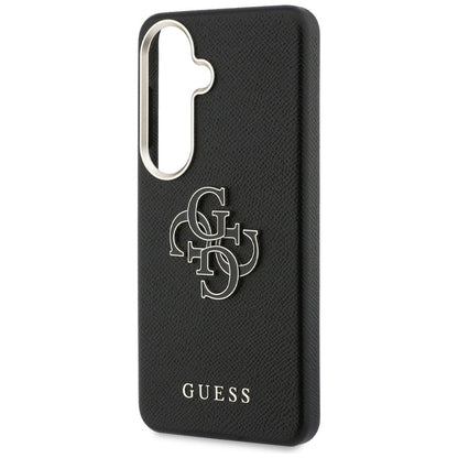 Funda para Samsung Galaxy S26 Plus S947, Guess, 4G Grained Big and Classic Logo, Negra