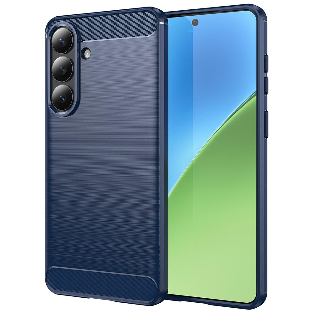 Funda para Samsung Galaxy S26 Plus S947, Techsuit, Carbono, Azul