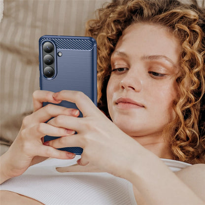 Funda para Samsung Galaxy S26 Plus S947, Techsuit, Carbono, Azul