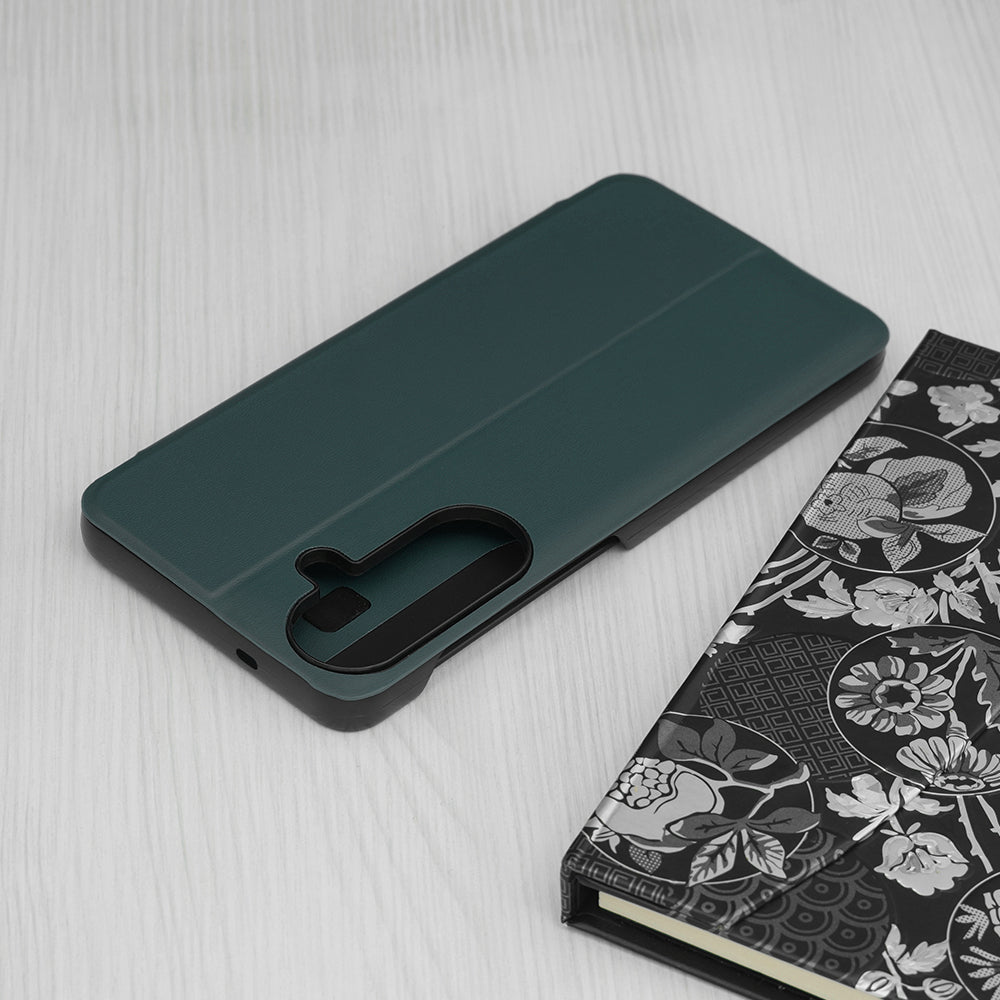 Funda para Samsung Galaxy S26 Plus S947, Techsuit, eFold, Verde Oscuro