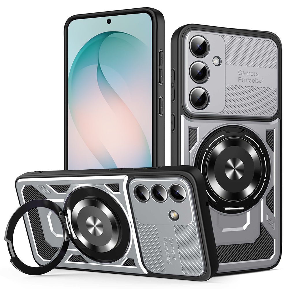 Funda para Samsung Galaxy S26 Plus, Techsuit, RuggedCam, Gris